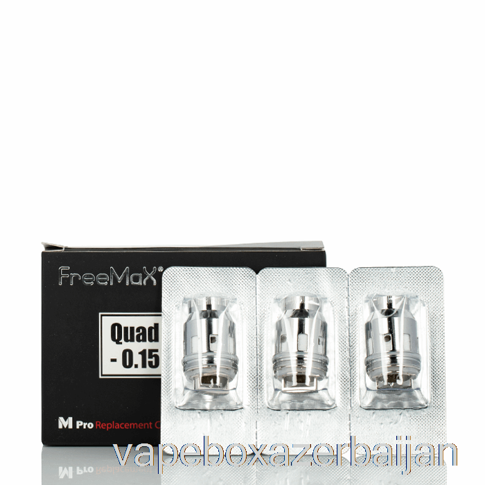 E-Juice Vape FreeMax FireLuke Mesh Pro Replacement Coils 0.15ohm Kanthal Quad Mesh Coils